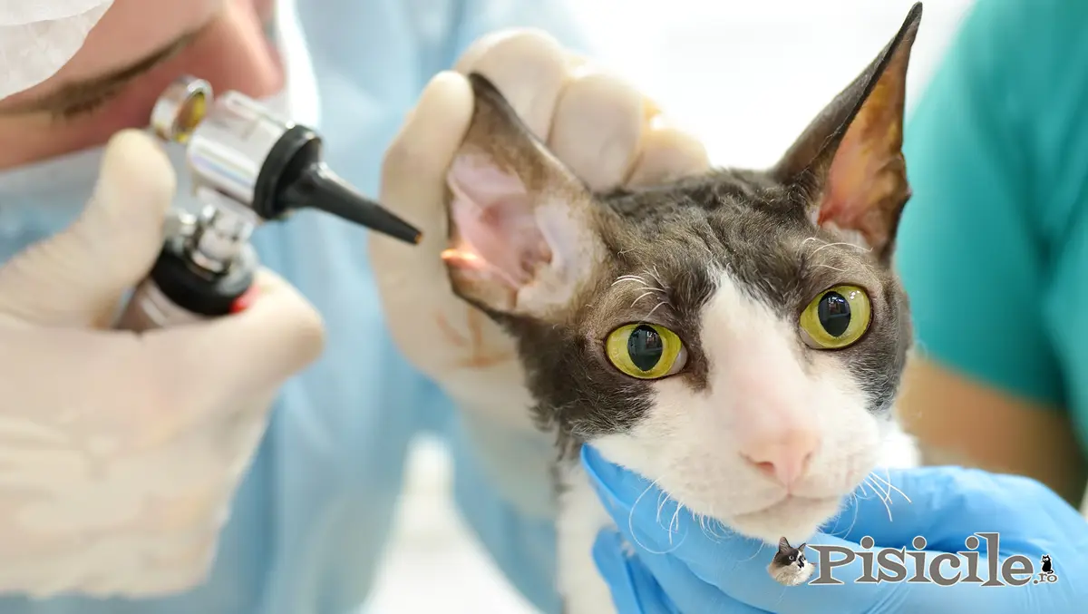 Contrôle de l'oreille du chat